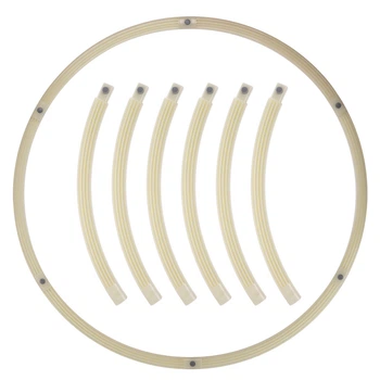 Обруч для похудения разборной люминесцентный Хула Хуп Hula Hoop LUMINOUS PRO-SUPRA HR-057