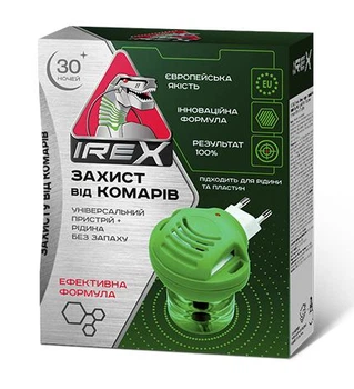 Комплект від комарів IREX прибор та рідина 30 ночей
