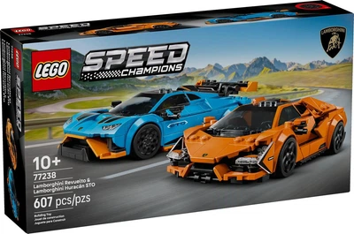 Конструктор Lego Speed ​​Champions Lamborghini Revuelto та Huracán STO 77238
