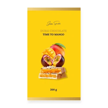 Дубайський шоколад Time to mango LАVIVA CHOCOLATE, 200г