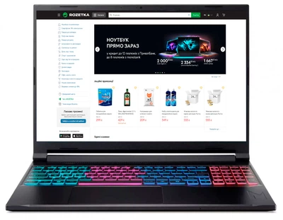 Ноутбук Acer Nitro V 16S AI ANV16S-41-R3BL (NH.U03EU.006) Obsidian Black