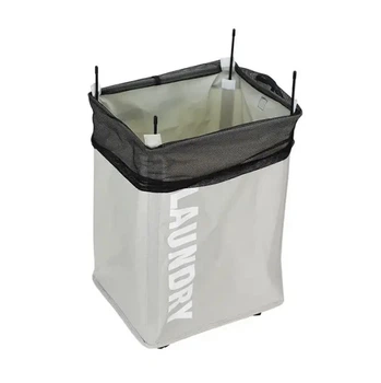 Тканевая корзина для белья ROLLING BAG кремовый белый полиэстер