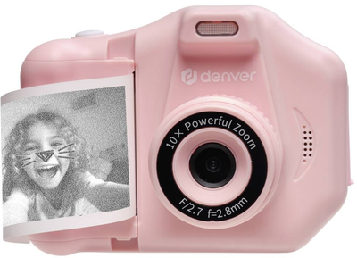 Дитячий фотоапарат Denver KPC-1370 with thermal printer 2.8" Rose