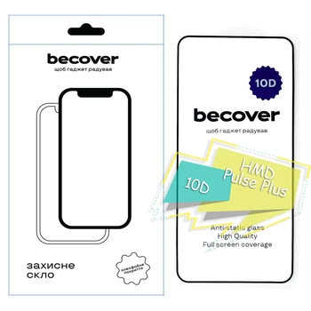 Стекло защитное BeCover HMD Pulse Plus 10D (m468520)