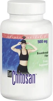 Хітозан для схуднення Source Naturals Diet Chitosan 500 мг 120 капсул в упаковці (ARE-575054)