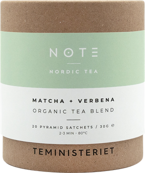 Зелений чай Teministeriet Note Matcha Verbena Organic 20 шт (7340023004160)