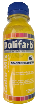 Колорант Polifarb Color Mix арт.02 золотисто-жовтий 0,12 л