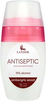 Парфумований антисептик LANDOR Ambergris wood 75 мл (4820243192319)