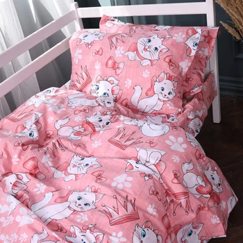 Комплект постільної білизни в ліжечко дитячий Mirson 110х140 см Kids Time 17-0802 Marie Бязь (2200011446035)
