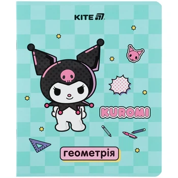 Зошит предметний Kite Kuromi 48 аркушів, клітинка, геометрія HK25-240-1