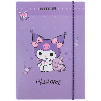 Папка для зошитів на гумці Kite Kuromi картон HK25-210-2
