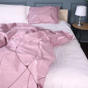 Пододеяльник MirSon Полуторный 143х210 см 17-0810 Accents pink Бязь (2200011493855)