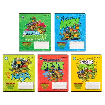 Зошити шкільні Kite Ninja Turtles12 аркушів, клітинка NT24-232