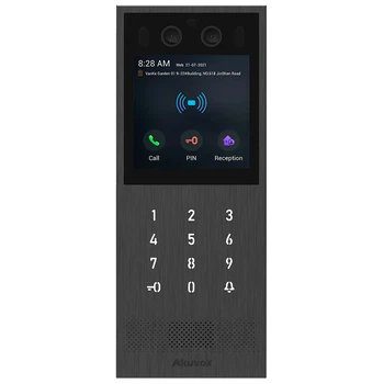 2 МП IP-багатоабонентська панель виклику Akuvox X912S з розпізнаванням обличчя, NFC та Bluetooth