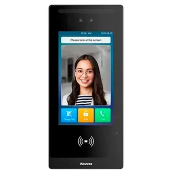 2 МП IP-багатоабонентська панель виклику Akuvox E18C з розпізнаванням обличчя, NFC та Bluetooth