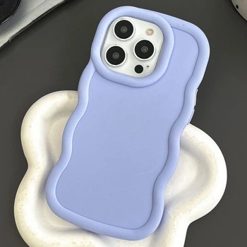 Чохол TPU Ripple для Apple iPhone 12 Pro / 12 (6.1") Lilac Blue Без бренду