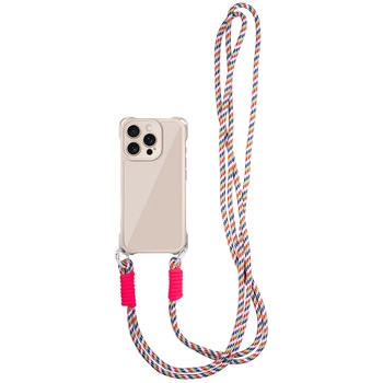 Чехол TPU CrossBody with straps для Apple iPhone 12 Pro (6.1") Antique White Без бренда