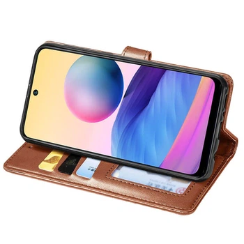 Кожаный чехол-книжка GETMAN Gallant (PU) для Samsung Galaxy A26 5G Коричневый