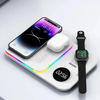 БЗУ A82 4in1 30W with clock White