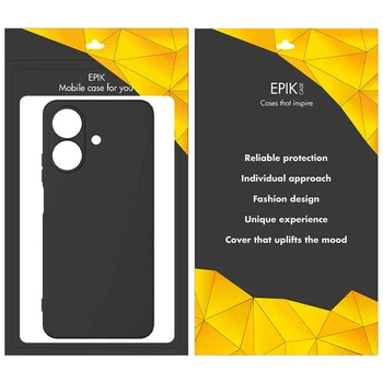 Чехол TPU Epik Black Full Camera для Realme Note 60 / 60x Черный Без бренда