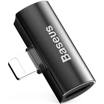 Переходник Baseus Lightning Male To 2xLightning Female Adapter L46 (CAL46-01) Black
