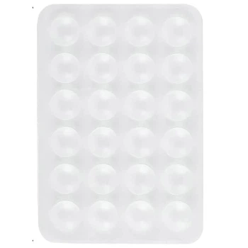 Держатель-присоска для телефона Double Side Silicone 80*55мм Transparent