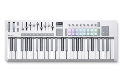 MIDI клавіатура NOVATION Launchkey 49 MK4 White (301235)