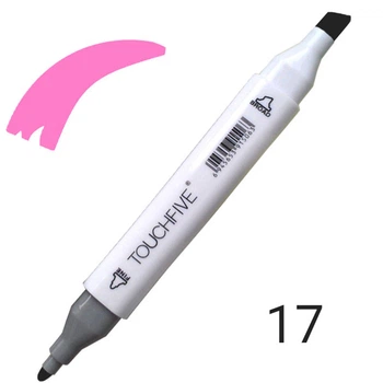 Маркер двусторонний TouchFive (Touch) №17 Pastel Pink (Пастельный розовый) (TF2209-17)