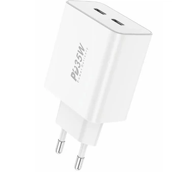 Сетевое зарядное устройство Foneng EU50 PD35W Fast Charger (2USBх3A) White (EU50-CH)
