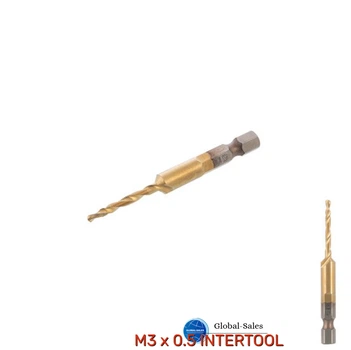 Свердло-мітчик Intertool M3 x 0.5 (SD-5843)
