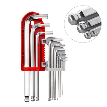 Набор шестигранных ключей Intertool 9 шт. с шаром Pro (HT-1813)