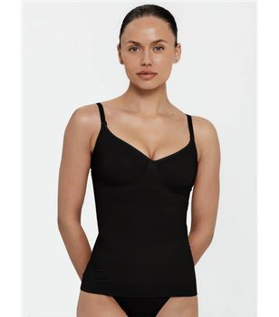 Женская майка Cami Shapewear - Giulia - CAMI SHAPEWEAR - S/M - Black