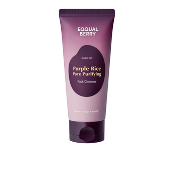 Паста Eqqualberry Purple Rice Pore Purifying Pack Cleanser для умывания 130 мл