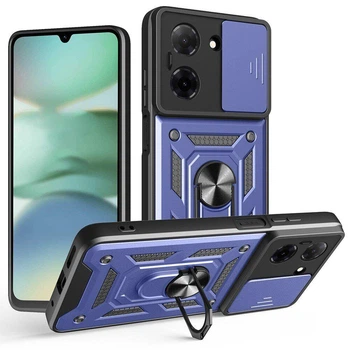 Протиударний броньований чохол із захистом камери для Xiaomi Redmi A5 Armor Case Keysion blue