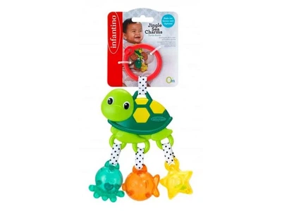 Игрушка-подвеска с погремушками Морская черепашка, Infantino, 316188I