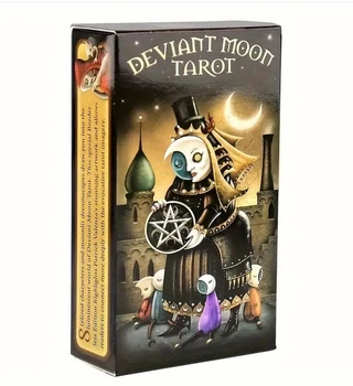 Карты Таро Deviant Moon Tarot, Таро Безумной луны, колода с 78 карт для гадания