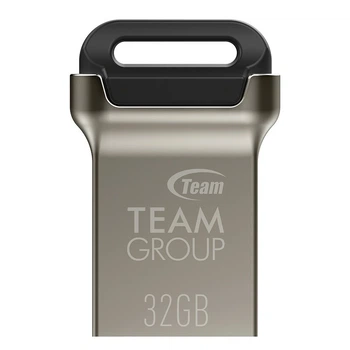 Флеш-накопитель Team Group C162 32 ГБ, USB 3.1, моноблок, стильный серый корпус с черными акцентами (TC162332GB01)