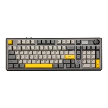 Клавіатура Ajazz AK980 Безпровідна RGB підсвітка HotSwap, Сіра