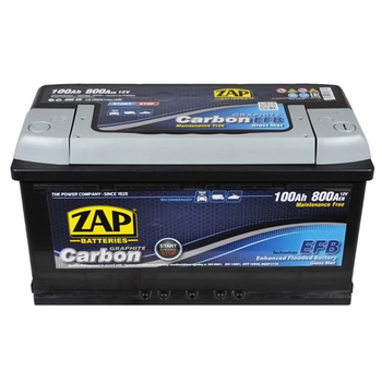 Автомобильный аккумулятор ZAP Carbon EFB 100Аh 800А R+ 600 05z