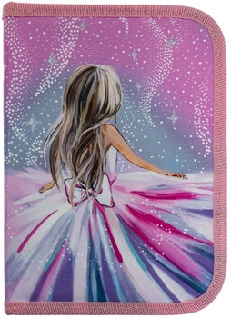 Пенал школьный 1 отделение с 1 отворотом Class 25105C Girl's Dreams