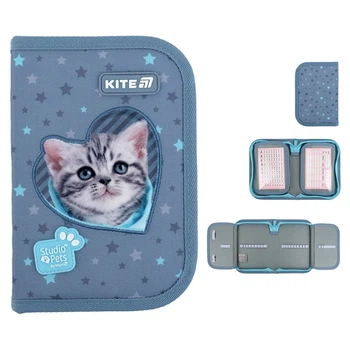 Пенал Kite 1 отделение с 2 отворотами Studio Pets SP25-622-3