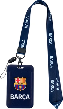 Бейдж-слайдер Kite FC Barcelona в комплекті вертикальний синій (BC25-450)
