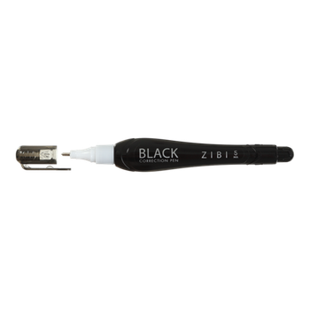 Коректор-ручка ZiBi 2903 5мл з метал.кінчиком, Black (24) /ZB.2903/