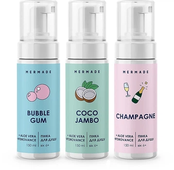 Набор - Mermade Bubbly Mood (sh/foam/3x150ml) (1361011-13728632)