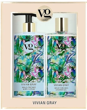 Набор - Vivian Gray Wild Orchid (sh/gel/350ml + b/lot/350ml) (1357270-18162960)
