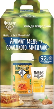 Набор "Аромат меда и солодкого миндаля" - Le Petit Marseillais (sh/gel/250ml + h/cr/75ml) (1408408-25258255)