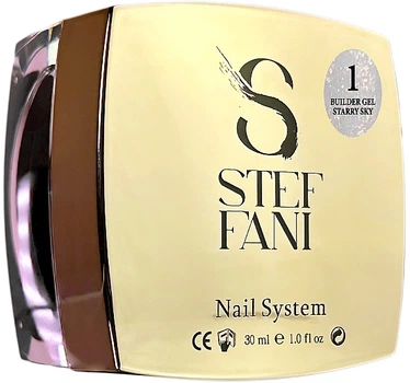 Гель для наращивания ногтей - Steffani Starry Sky Builder Gel 1 (1301393-1229517508-2)