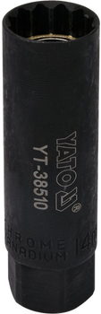 Nasadka YATO dwunastokątna do świec 3/8" 14 mm 12PT (YT-38510)