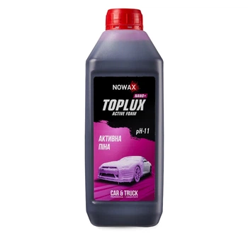 Активная пена Nowax Toplux Nano+Active Foam концентрат для бесконтактной мойки 1:100; 1:60, 1л NX01143