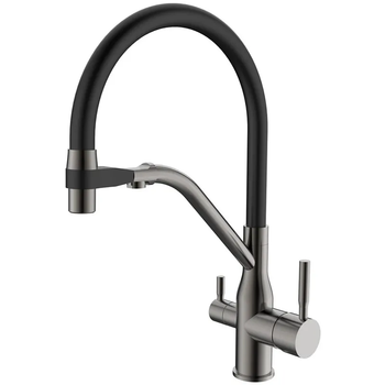 Смеситель для кухни MixxusPremium Gravity 021 GRAPHITE REFL.BLACK (MI6979)